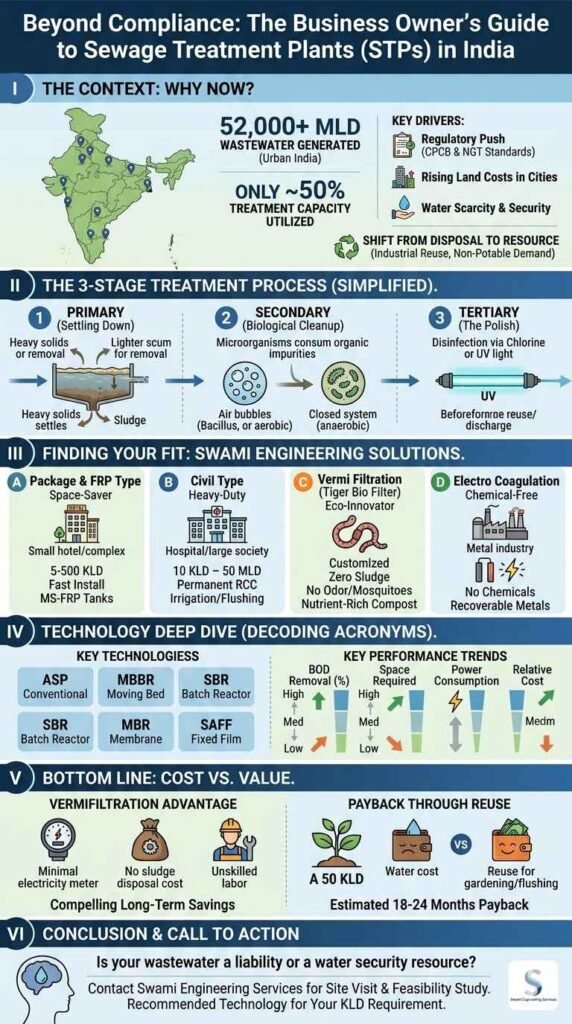 Sewage Treatment Plant STP by Swami Engineering Services