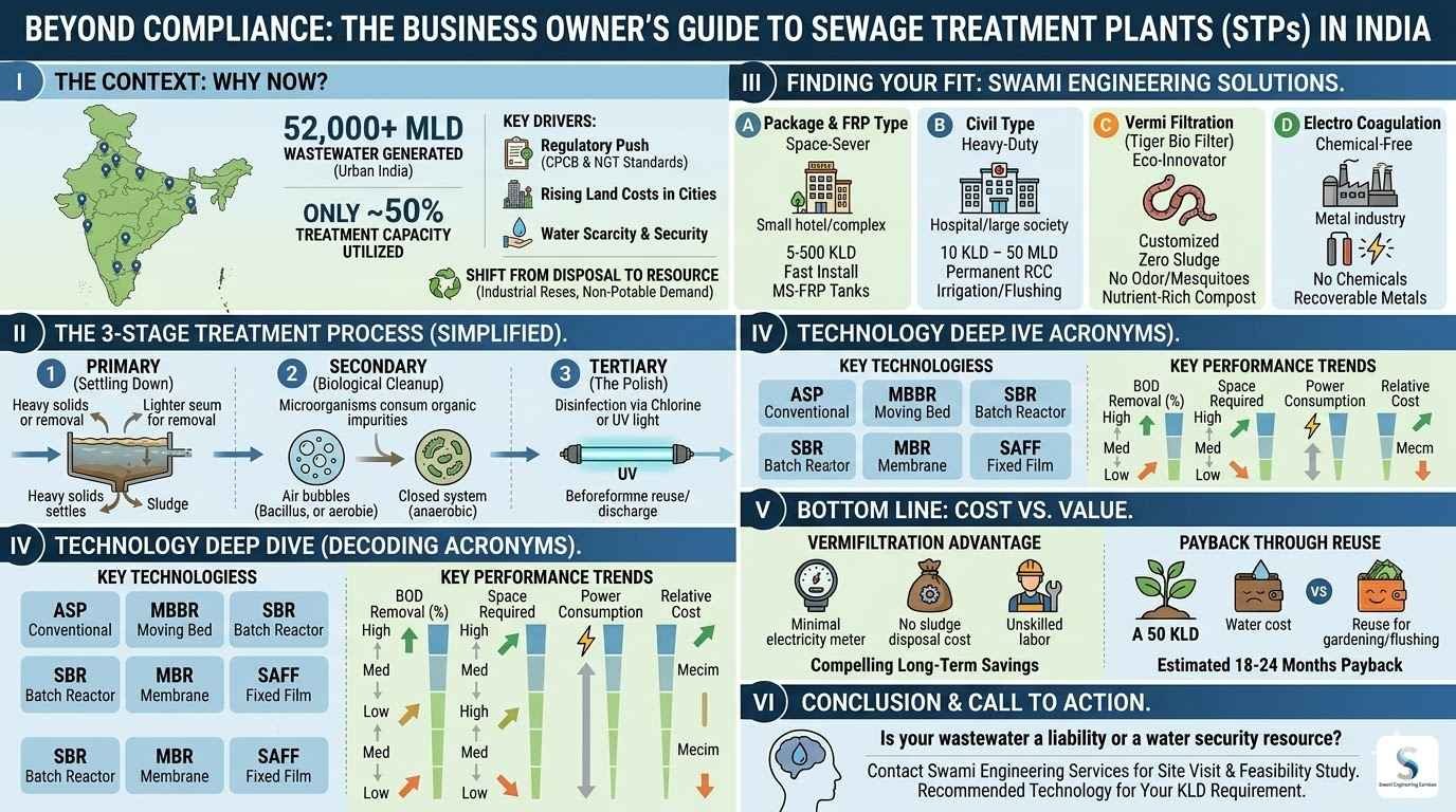 Beyond Compliance: How to Choose the Right Sewage Treatment Plant STP for Your Business